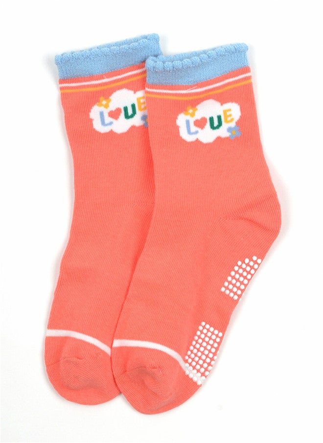 FOOTPRINTS FOOTPRINT 6 Pairs Infant Kids Unisex Multi-Colored Ankle-Length Assorted Antiskid Cotton Socks - Image 4